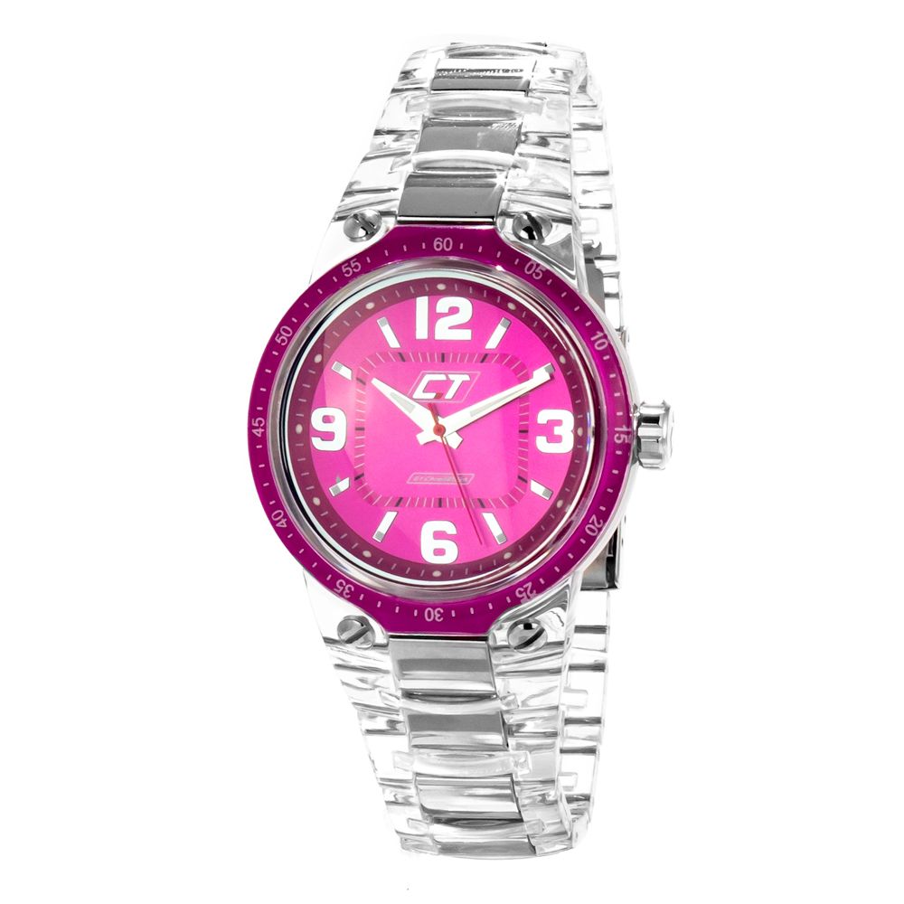 Chronotech Transparent Polycarbonate Watch for Modern Elegance