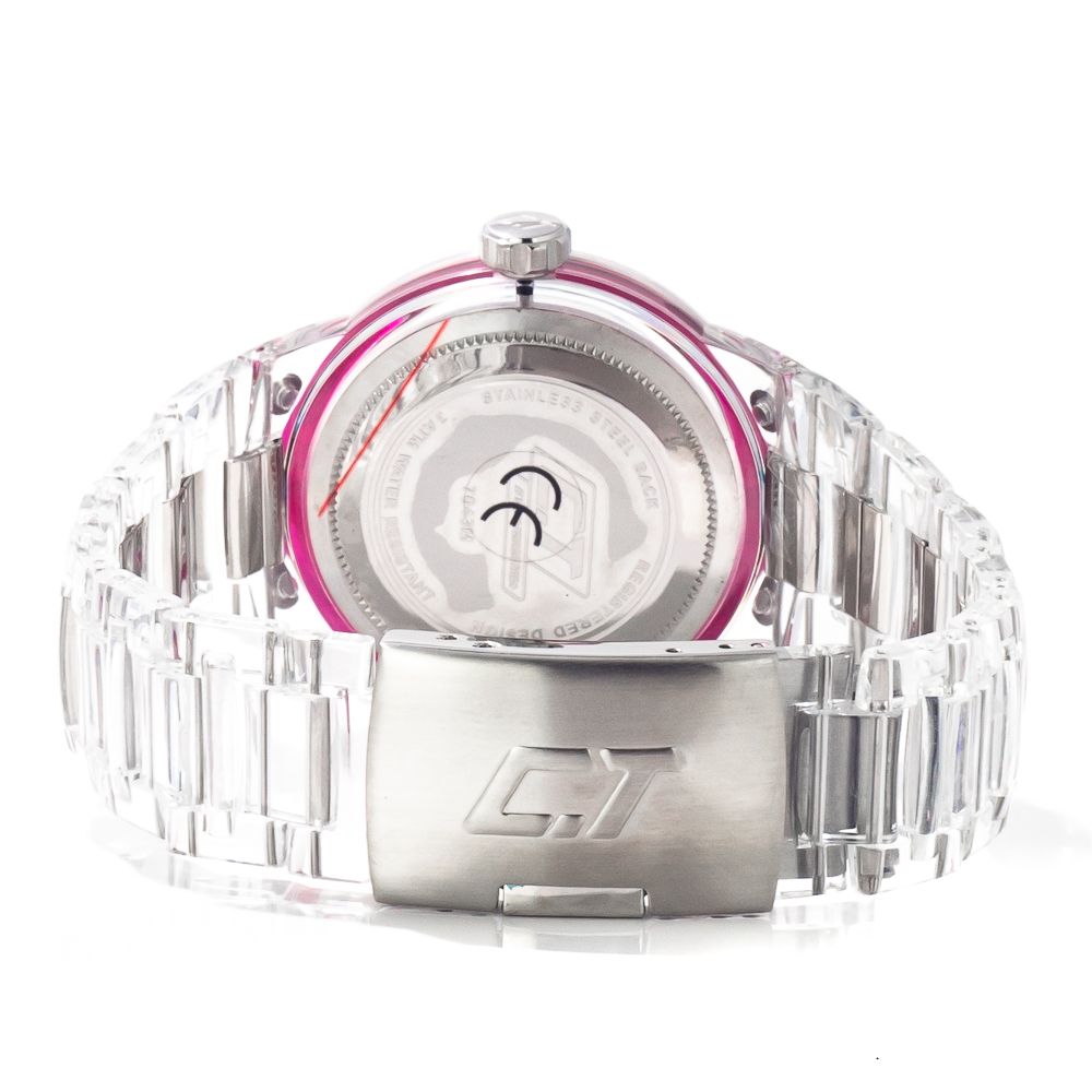 Chronotech Transparent Polycarbonate Watch for Modern Elegance