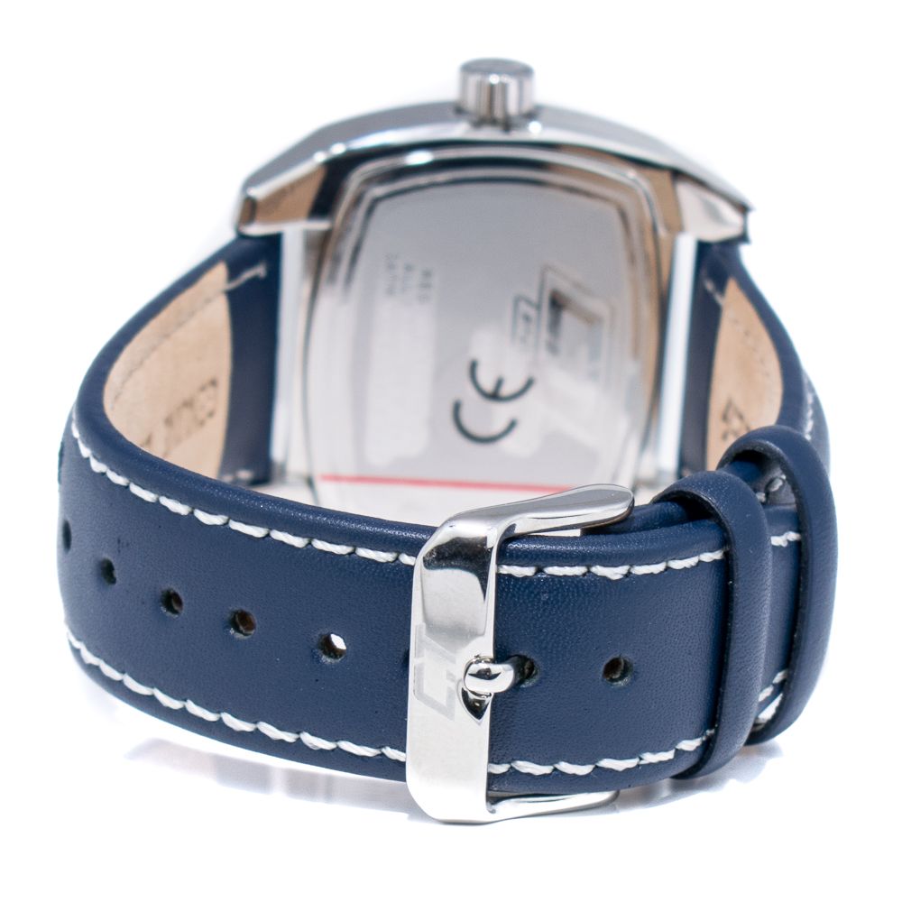 Chronotech Blue Leather Watch - Timeless Elegance Redefined