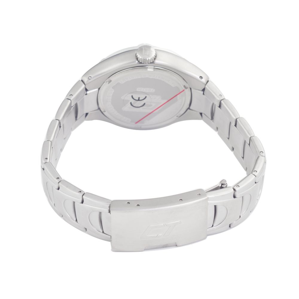 Chronotech Silver Steel Watch: Timeless Elegance Redefined