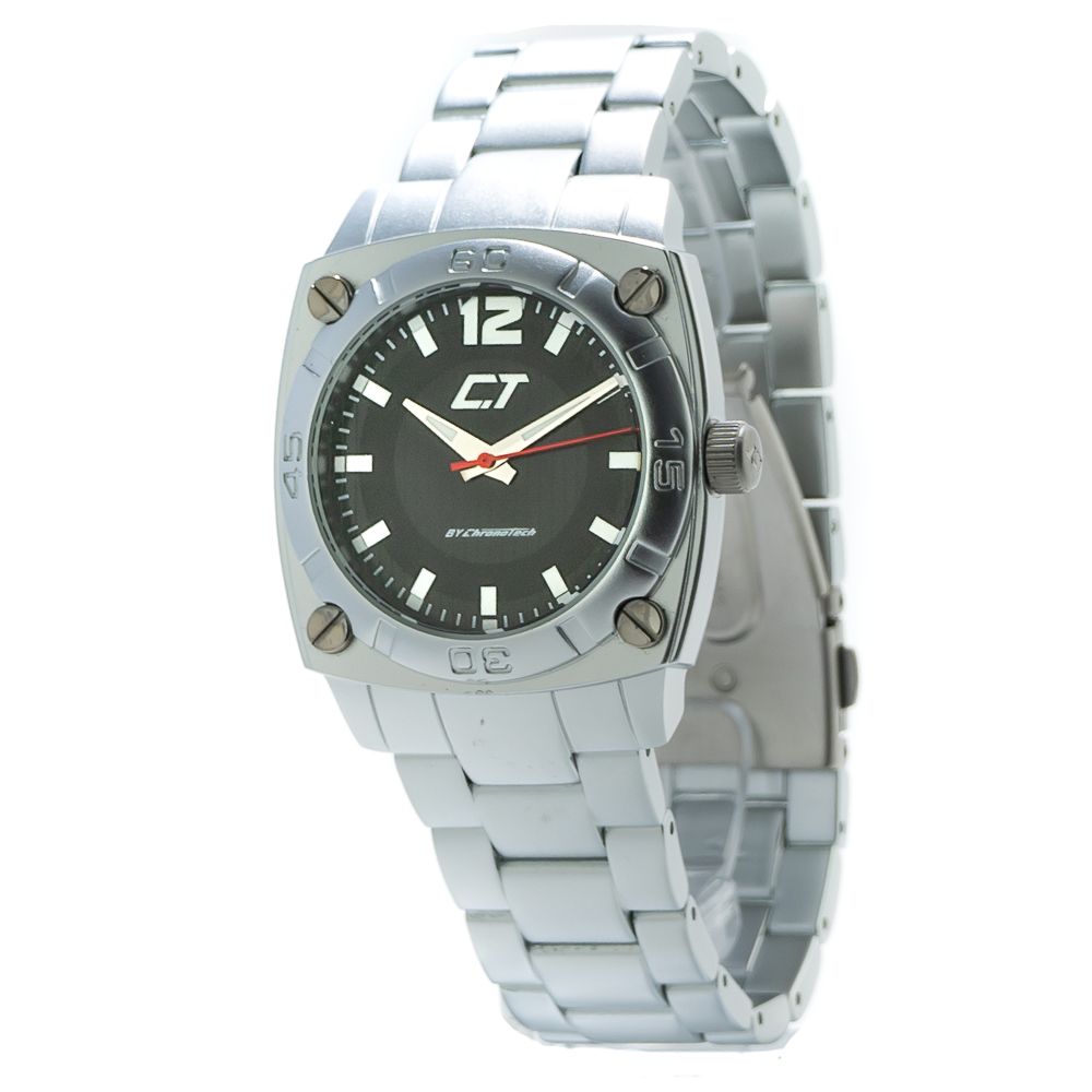 Chronotech Silver Aluminum Watch – Modern Luxury Redefined