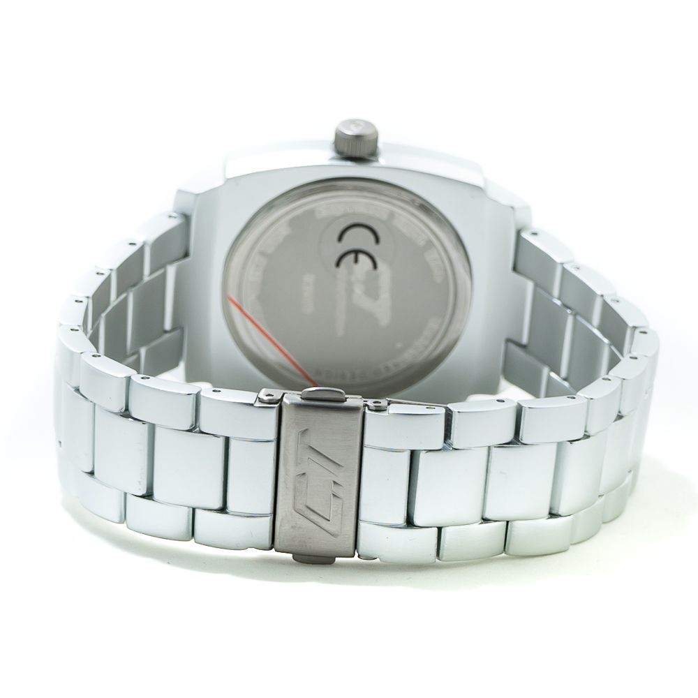 Chronotech Silver Aluminum Watch – Modern Luxury Redefined