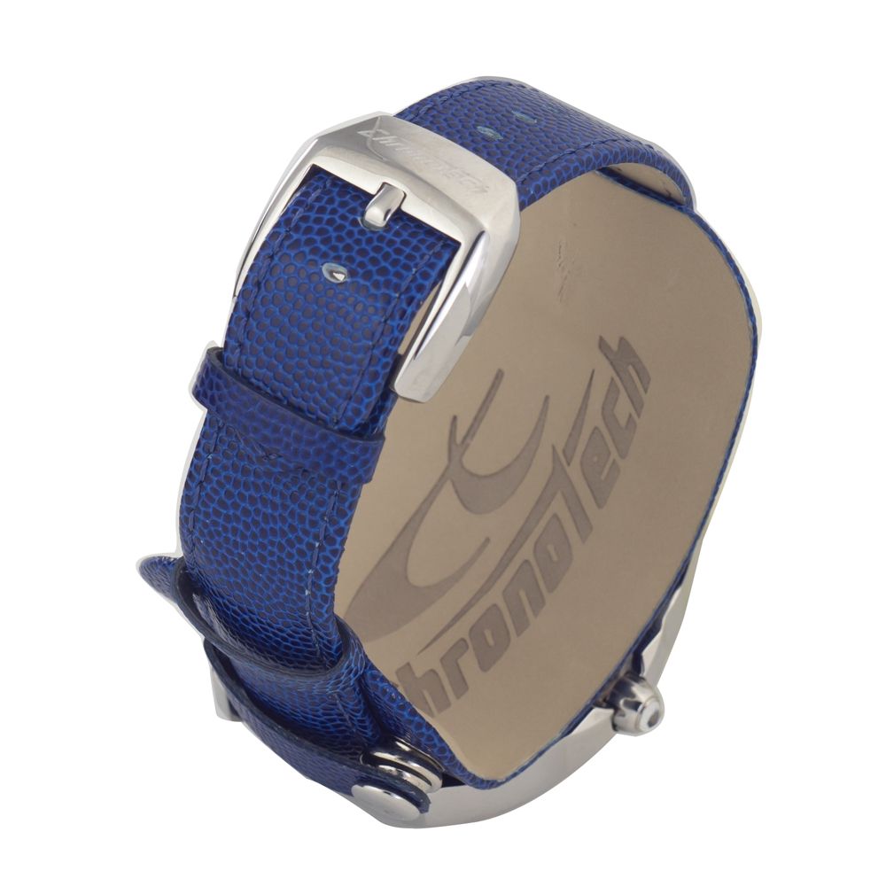 Chronotech Blue Leather Watch: Timeless Elegance Redefined