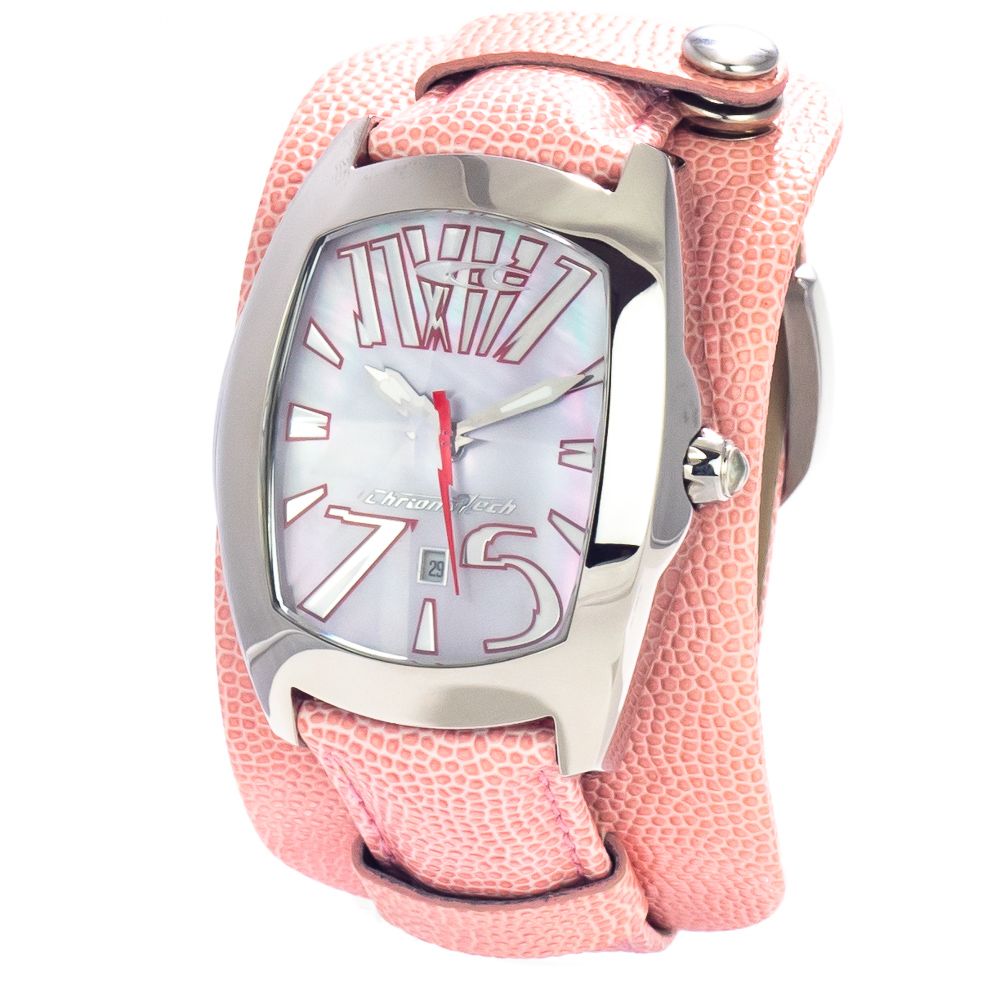 Chronotech Multicolor Leather Watch for Elegant Styling