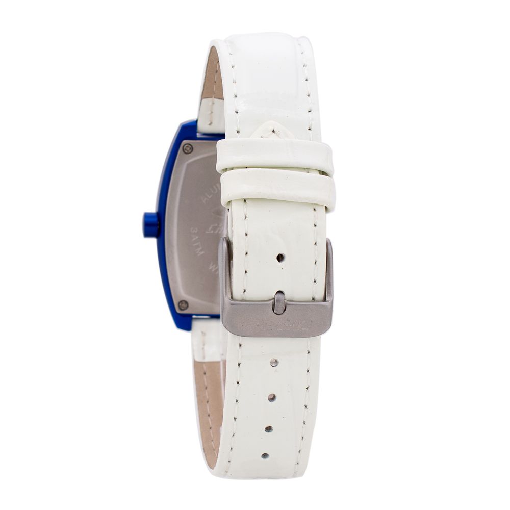 Chronotech White Leather Watch - Timeless Elegance Redefined