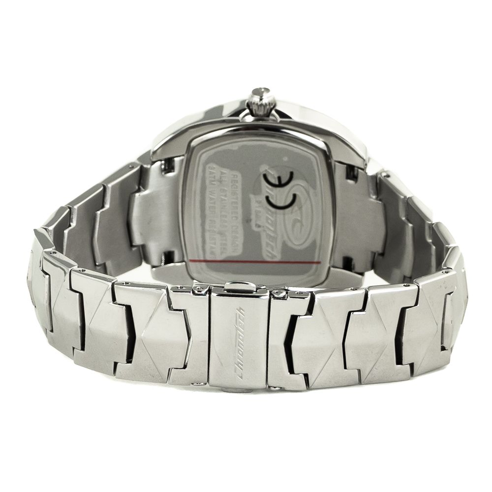 Chronotech Silver Steel Watch for Timeless Elegance
