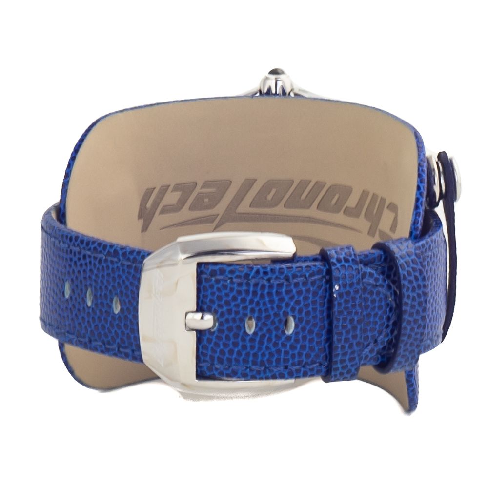 Chronotech Blue Leather Watch - Timeless Elegance Redefined