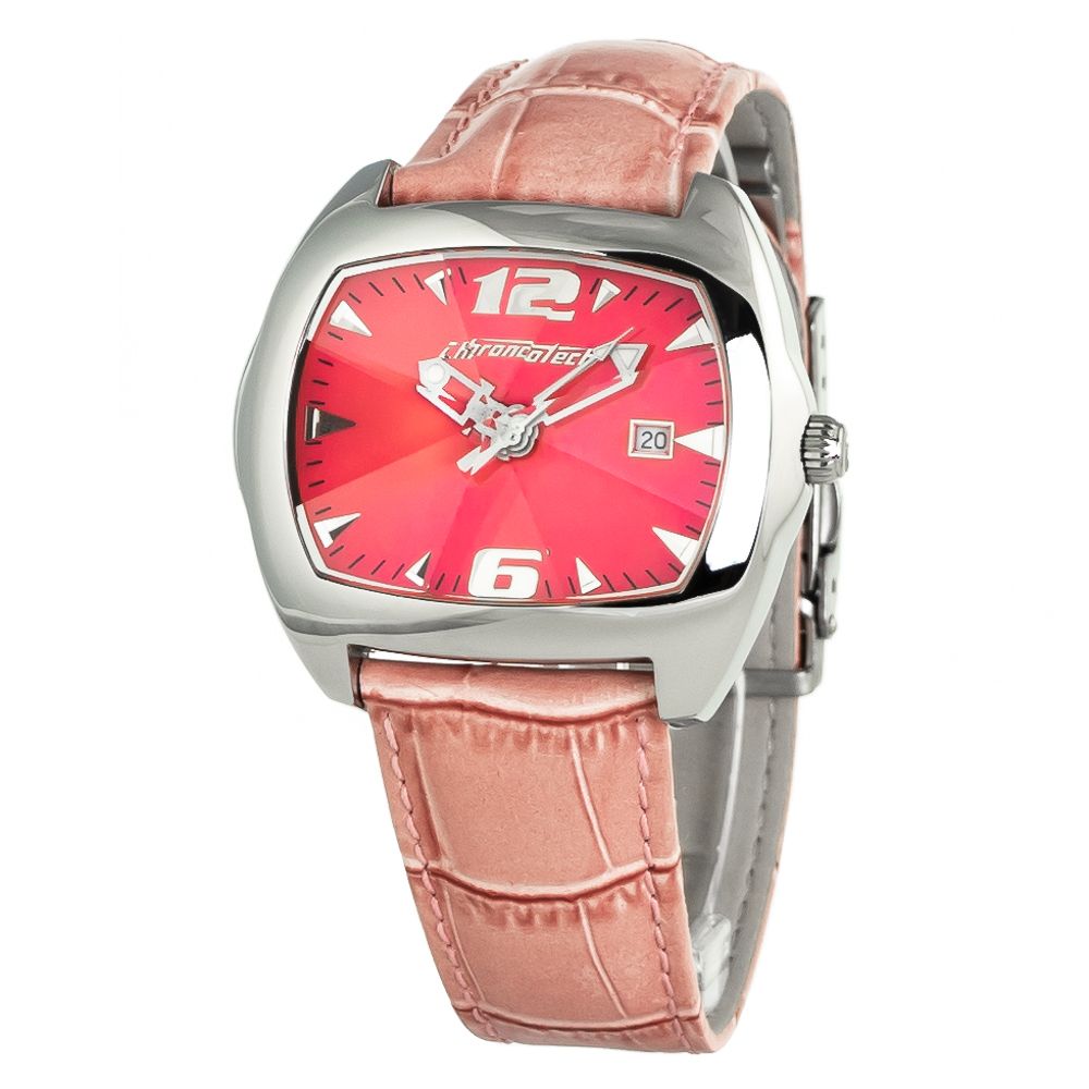 Chronotech Multicolor Leather Watch - Sophisticated Timepiece