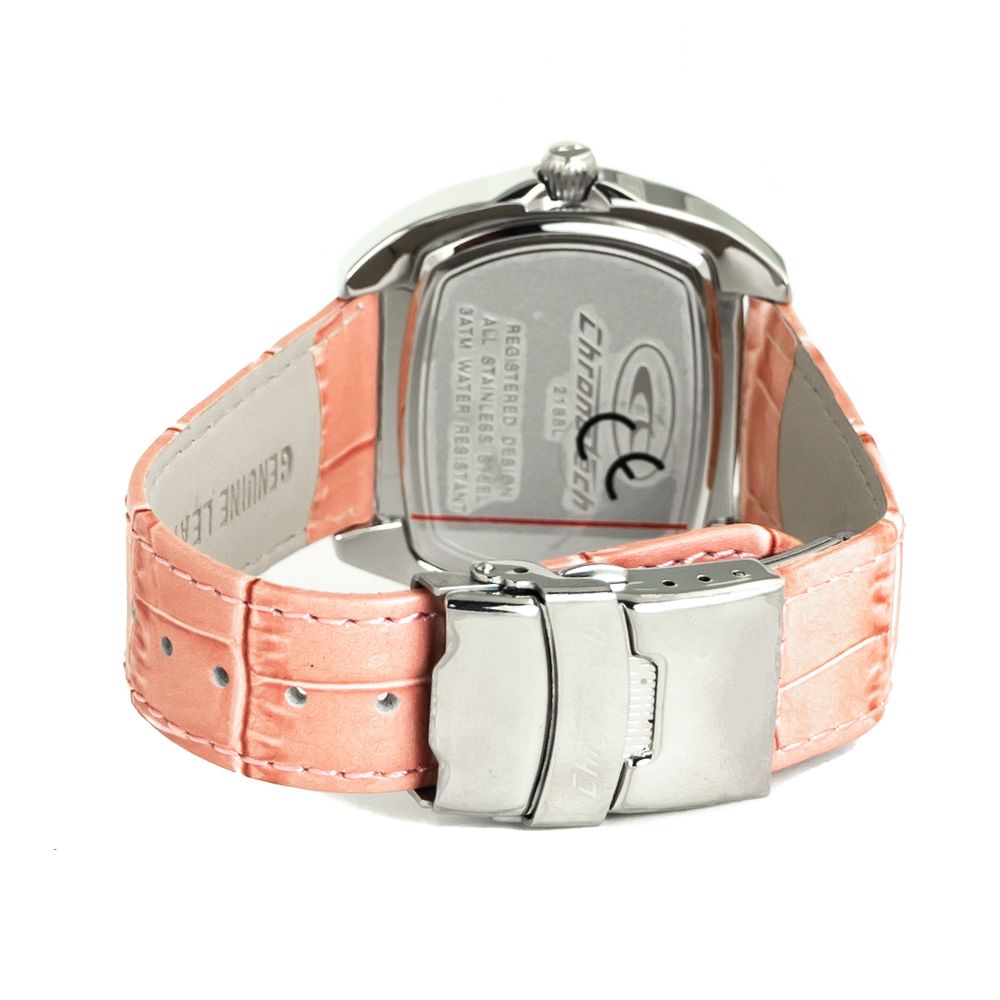 Chronotech Multicolor Leather Watch - Sophisticated Timepiece