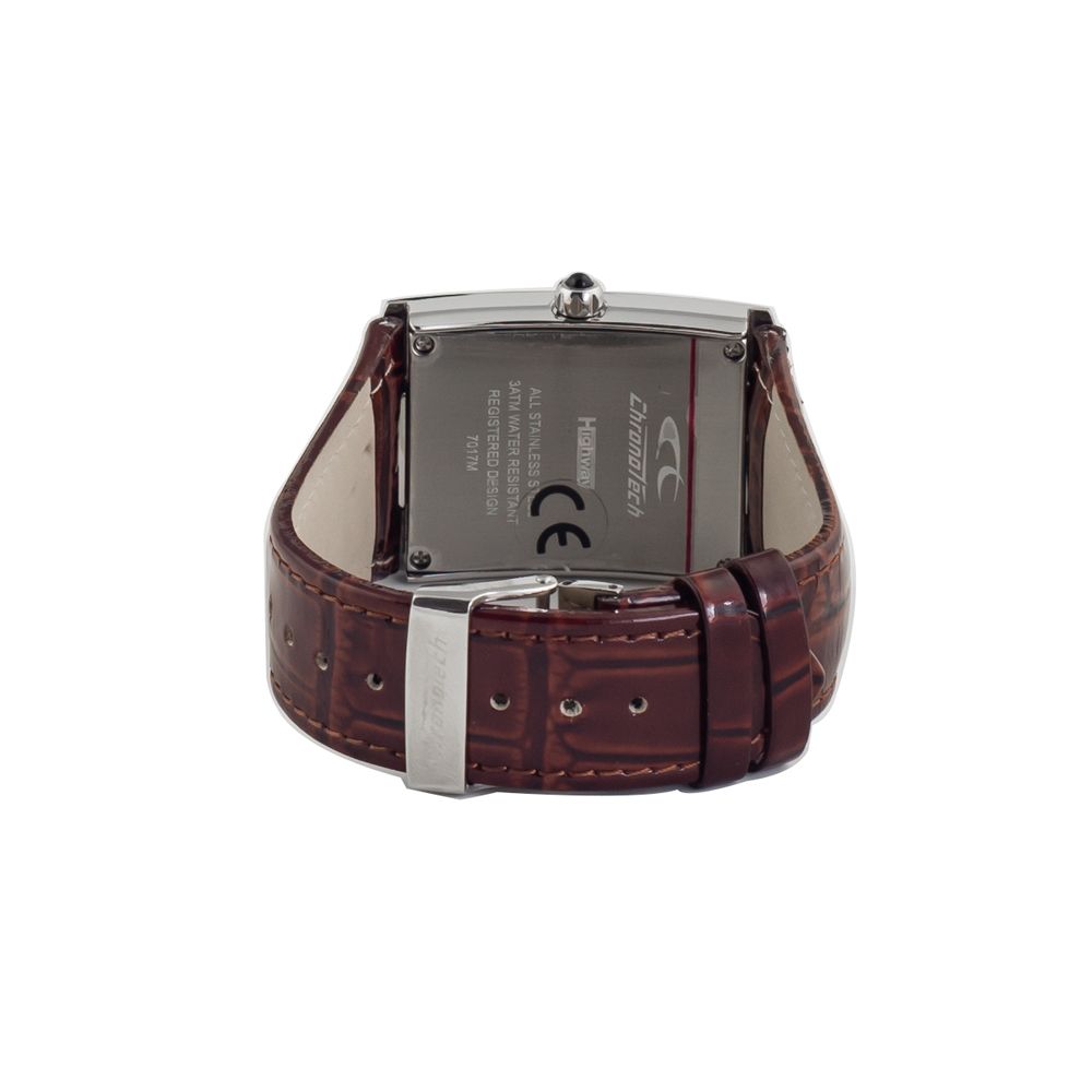 Chronotech Brown Leather Watch: Timeless Elegance Redefined