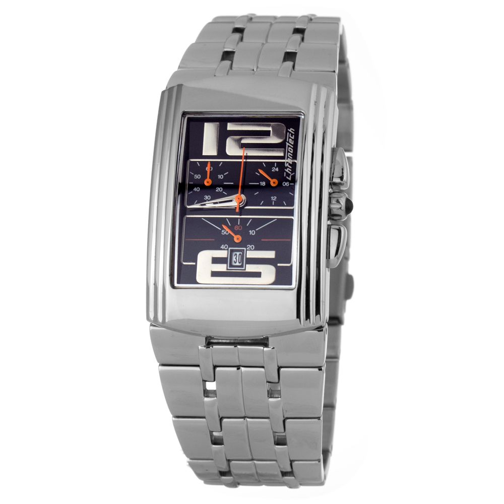 Chronotech Silver Stainless Steel Watch with Elegant Design
