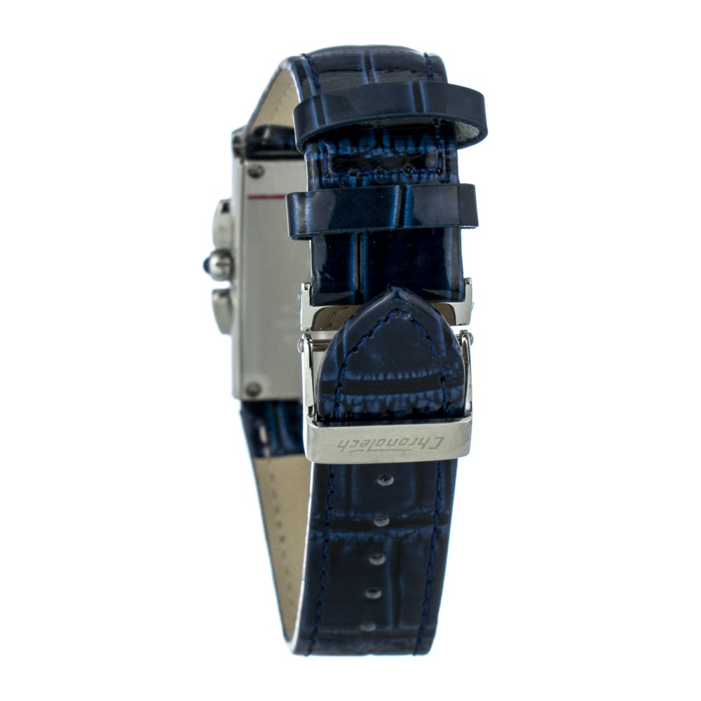 Chronotech Blue Leather Watch - Timeless Elegance Redefined
