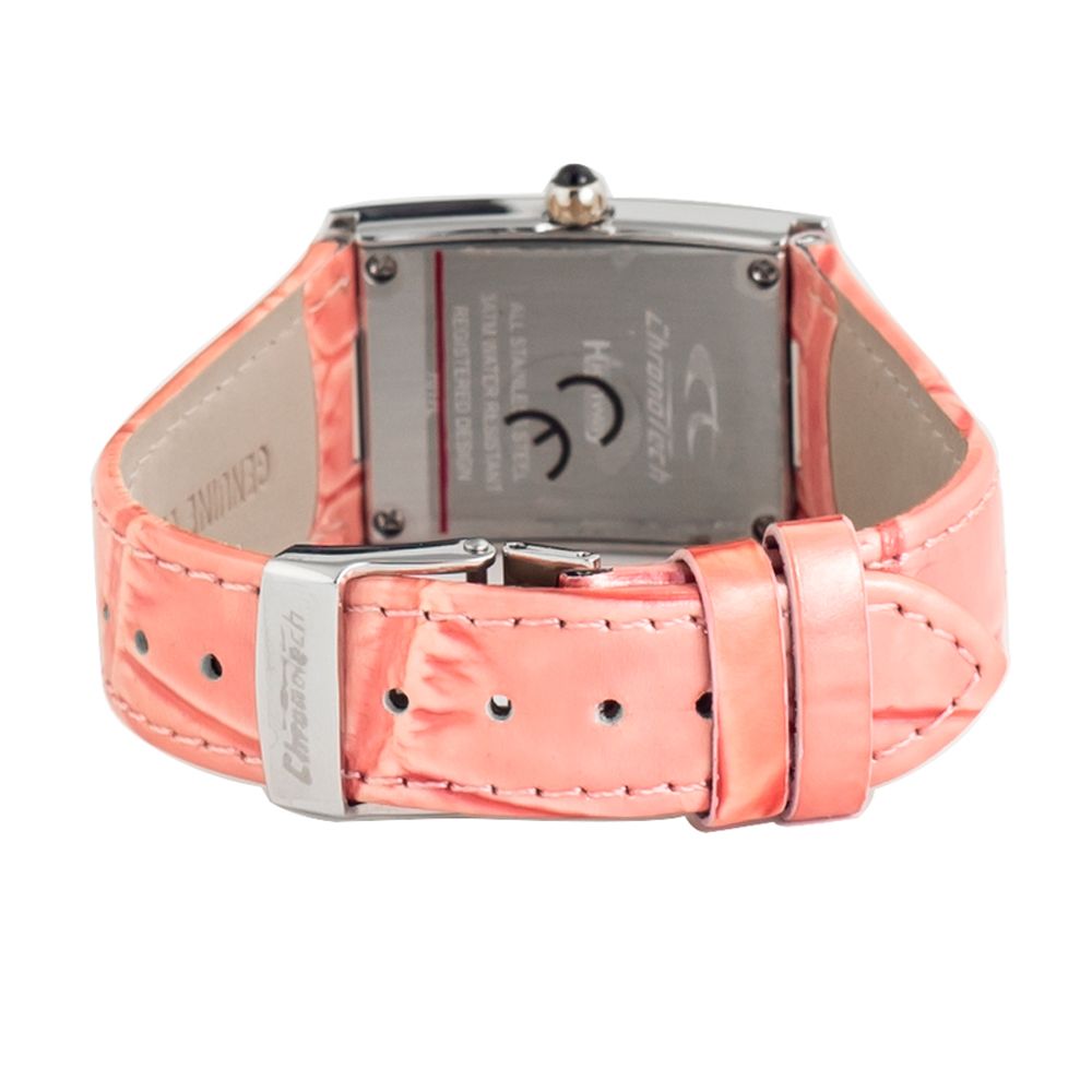 Chronotech Multicolor Leather Watch for Timeless Elegance