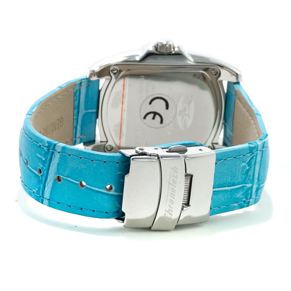 Chronotech Blue Leather Watch: Timeless Luxury Redefined