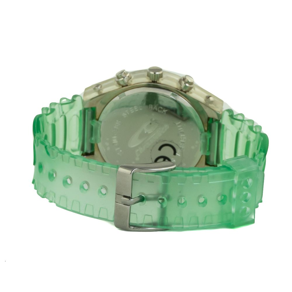 Chronotech Green Rubber Watch A Bold Statement Timepiece