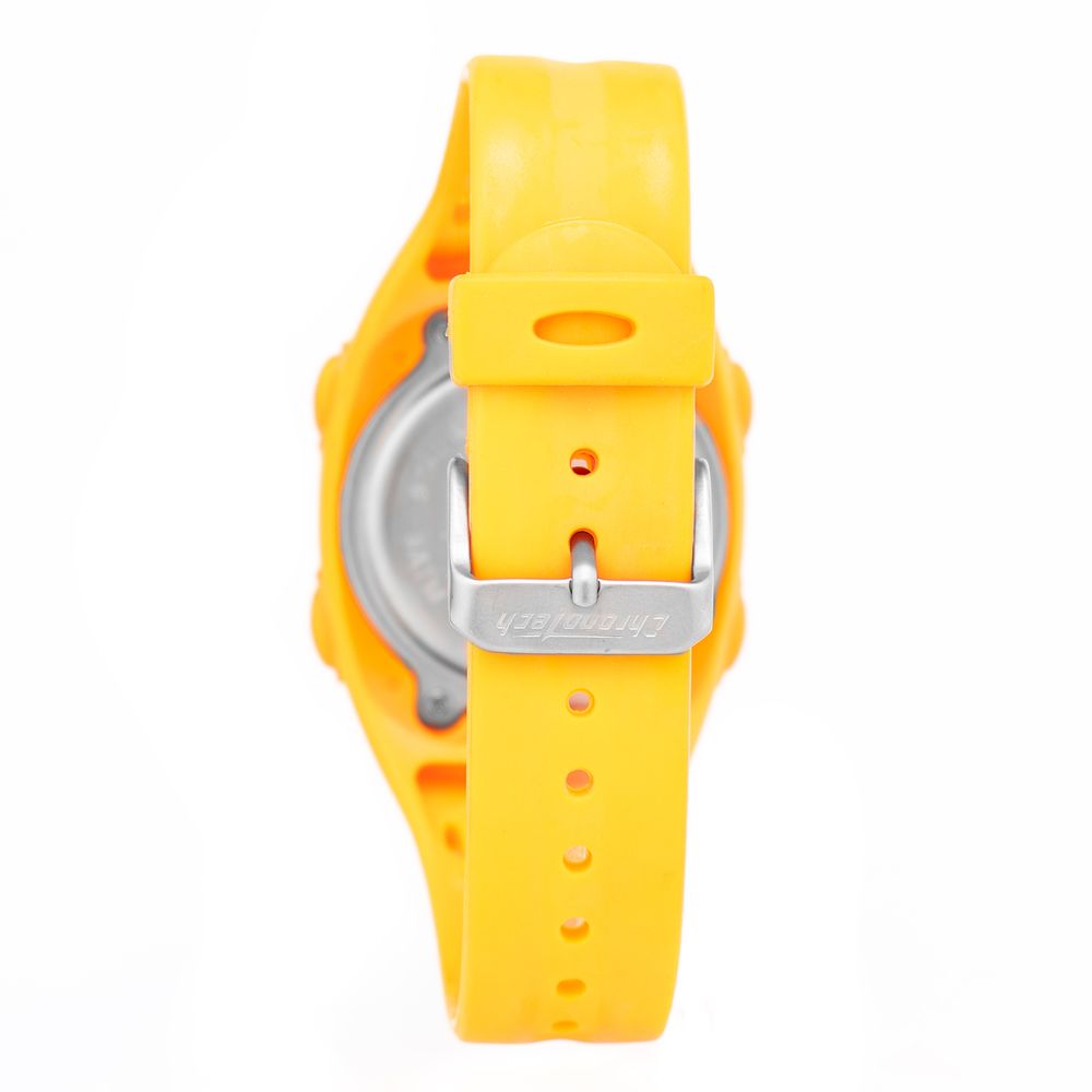 Chronotech Orange Rubber Watch - Sporty Elegance Redefined