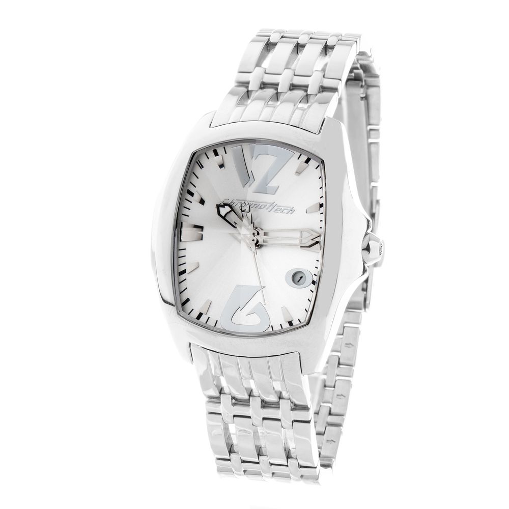 Chronotech Silver Stainless Steel Watch for Timeless Elegance