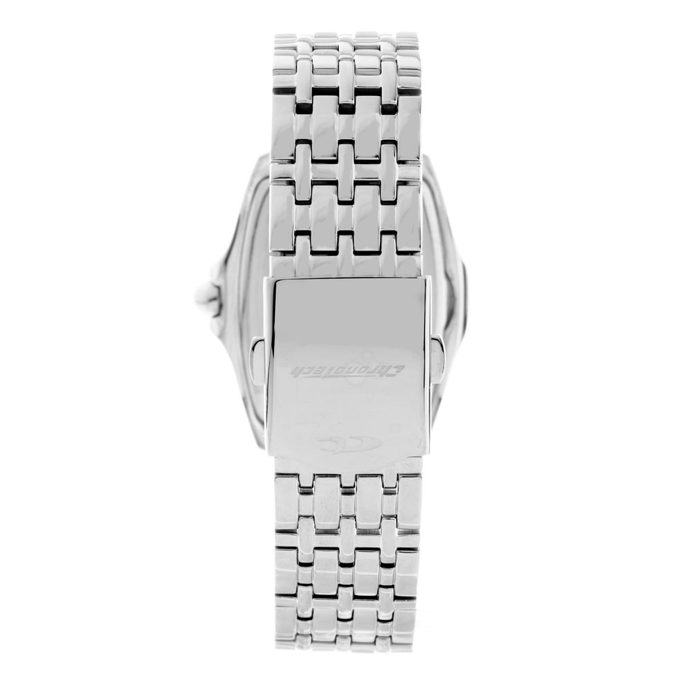 Chronotech Silver Stainless Steel Watch for Timeless Elegance