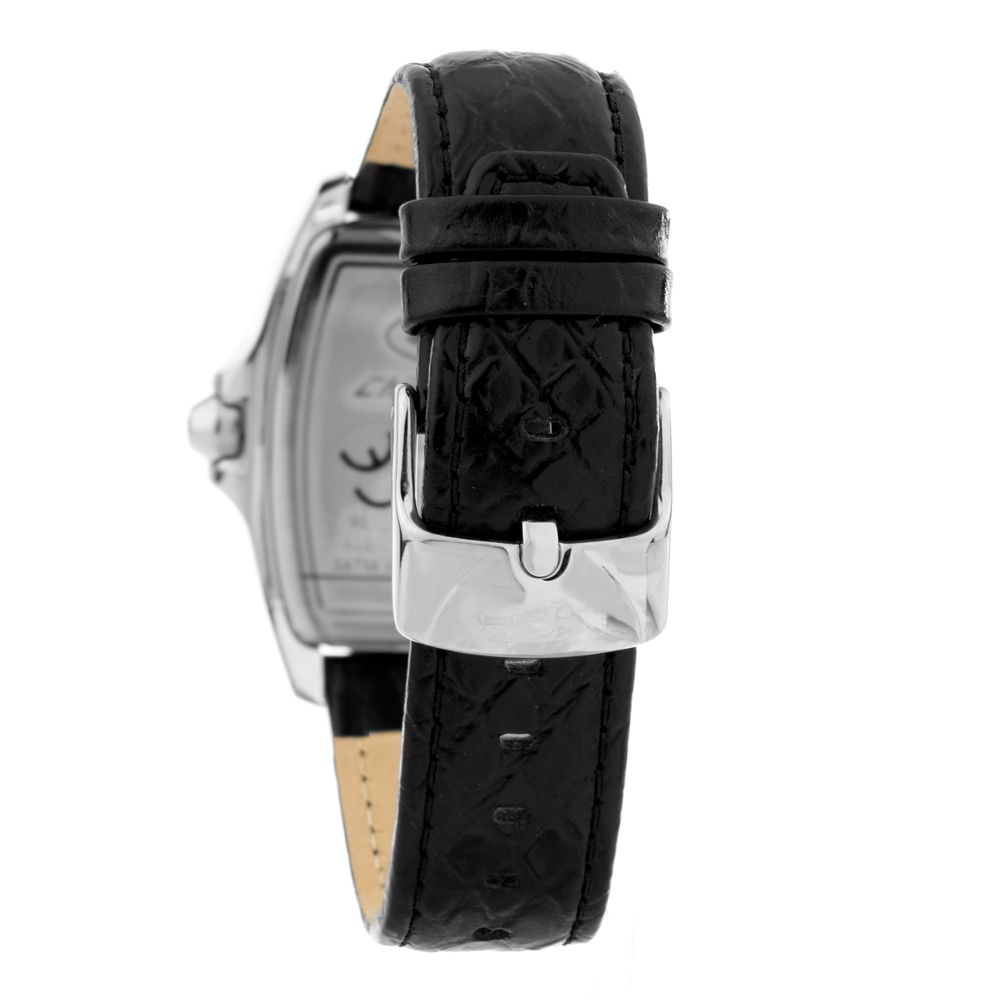 Chronotech Black Leather Watch Timeless Elegance Redefined