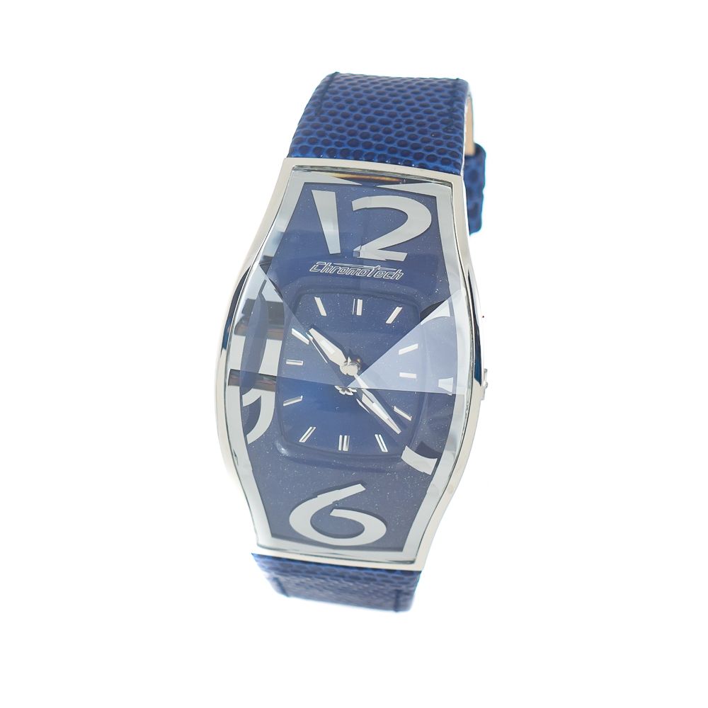 Chronotech Blue Leather Watch: A Timeless Statement Piece