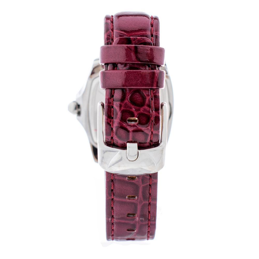 Chronotech Red Leather Watch - Timeless Luxury Redefined