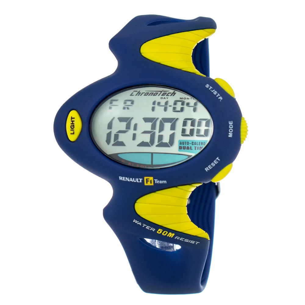 Chronotech Blue Rubber Watch - Timeless Elegance Redefined