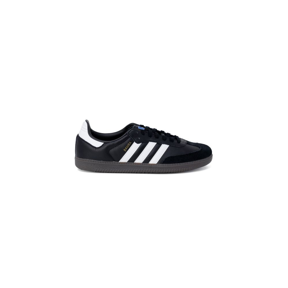 Adidas Black Leather Sneaker for Effortless Elegance