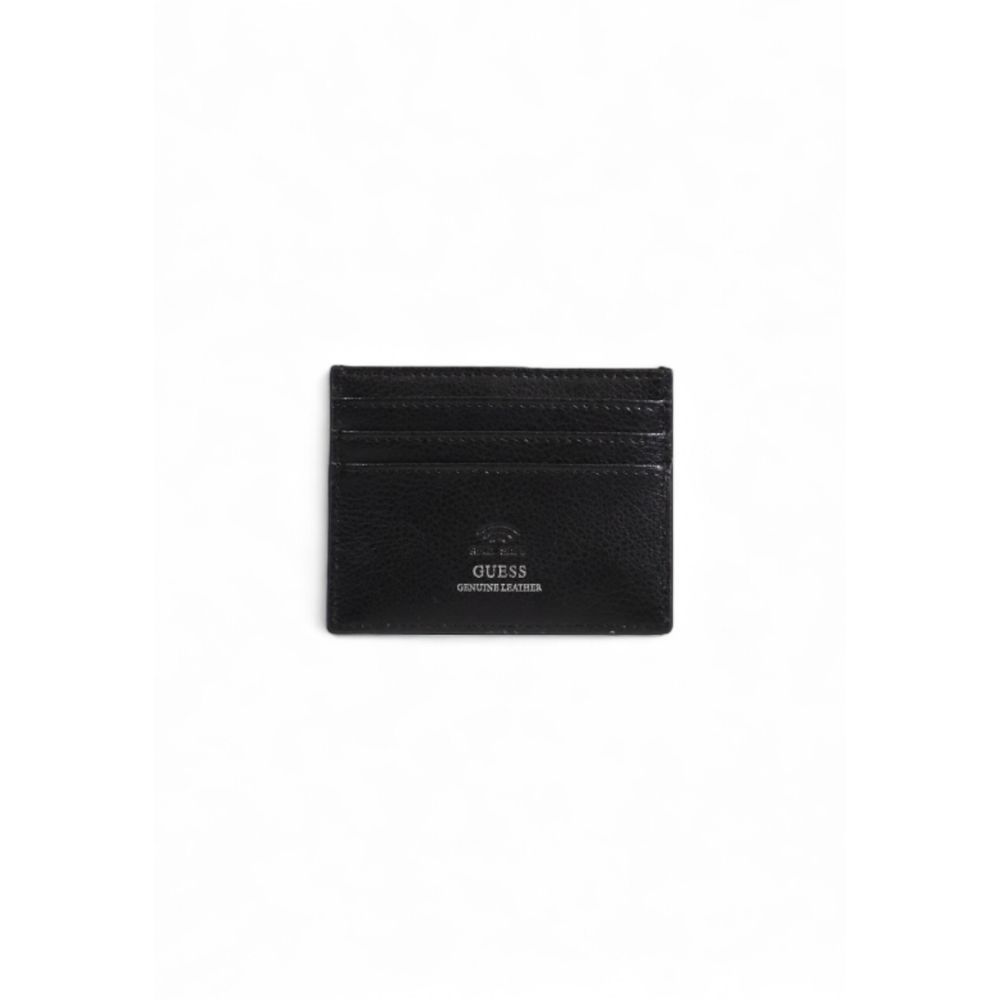 Guess Black Leather Wallet - Timeless Luxury Essential