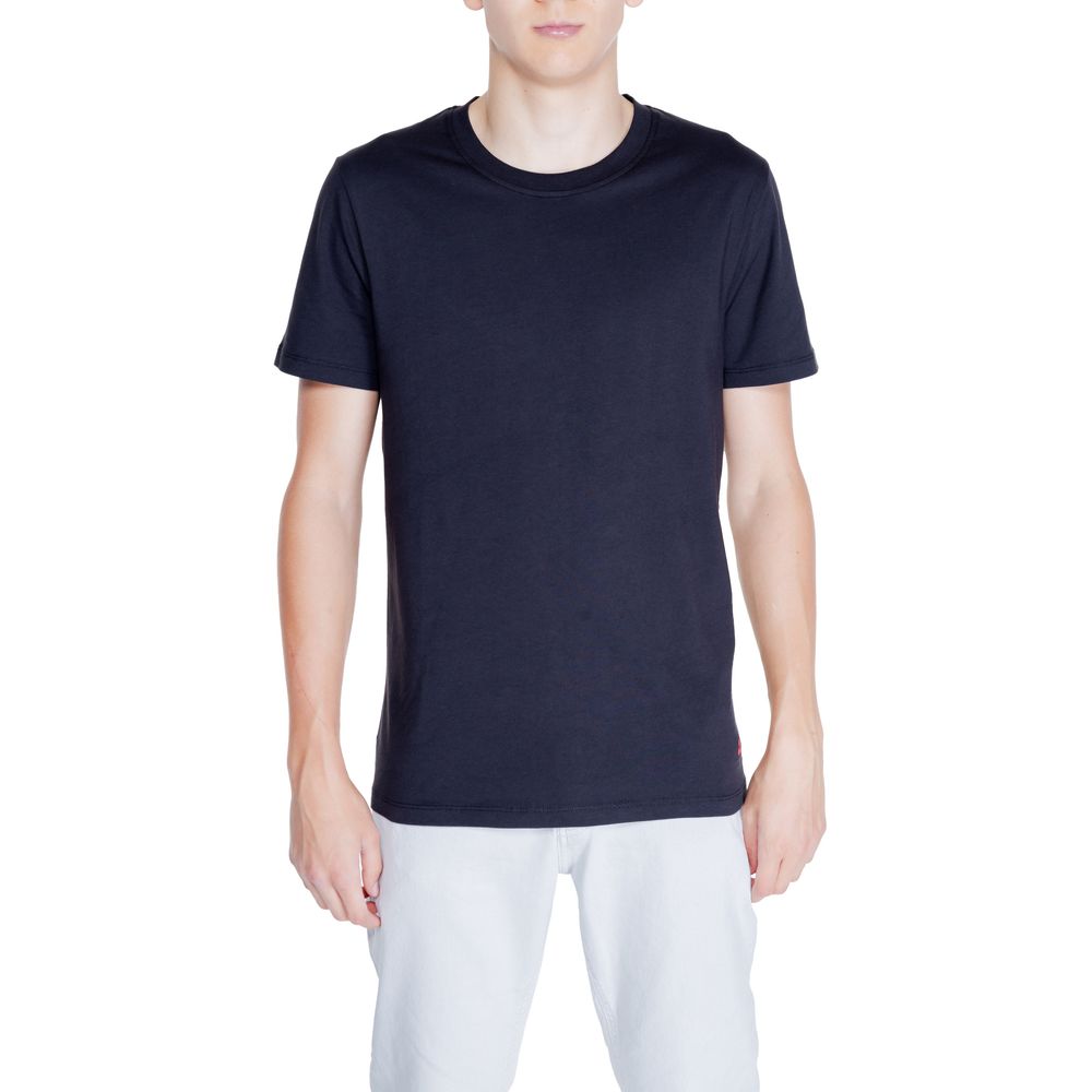 Peuterey Black Cotton T-Shirt for Effortless Elegance