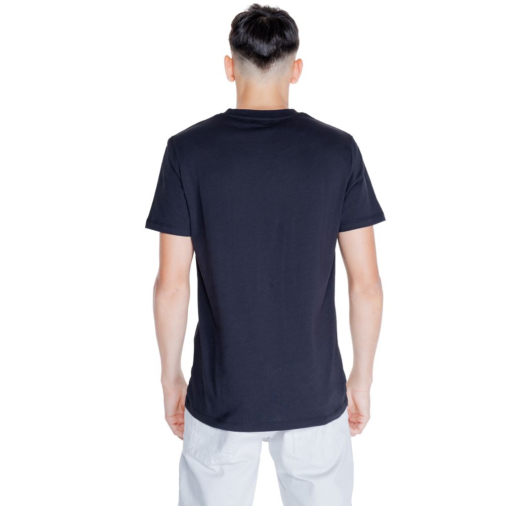 Peuterey Black Cotton T-Shirt for Effortless Elegance
