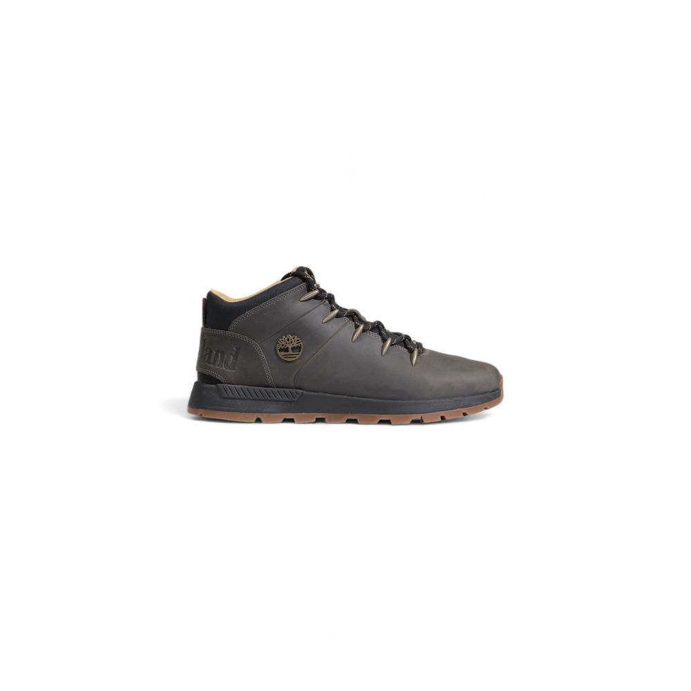 Timberland Gray Leather Leather Sneaker for Elevated Style