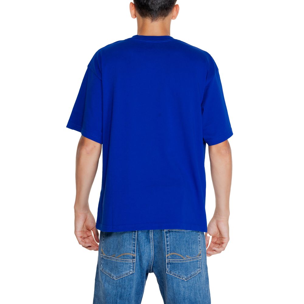 Replay Blue Cotton T-Shirt - Effortless Elegance Redefined