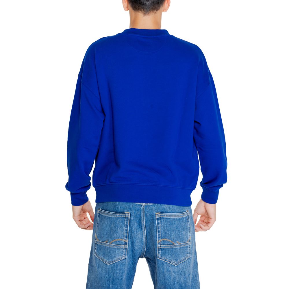 Replay Blue Cotton Sweater: Timeless Elegance Redefined