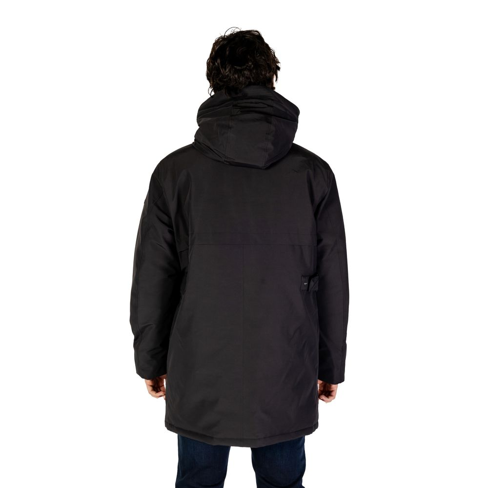 Replay Black Jacket with Contemporary Elegance and Style