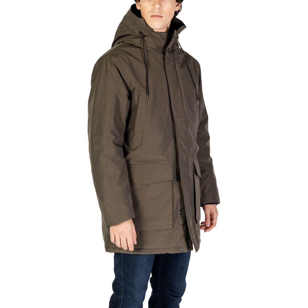 Replay Green Cotton Jacket