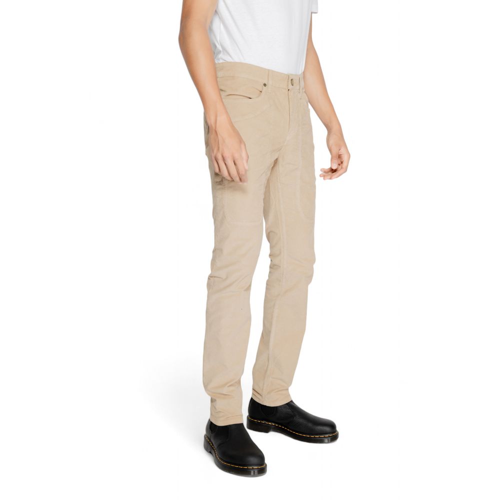 Jeckerson Beige Cotton Jeans & Pant: Timeless Elegance Redefined