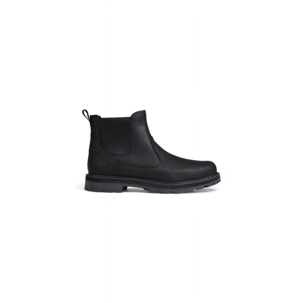 Timberland Black Nubuck Leather Boot for Elevated Style