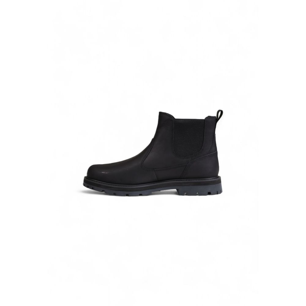 Timberland Black Nubuck Leather Boot for Elevated Style