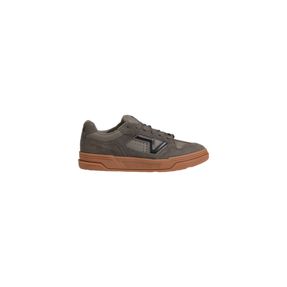 Vans Gray Suede Leather Sneaker for Elevated Style