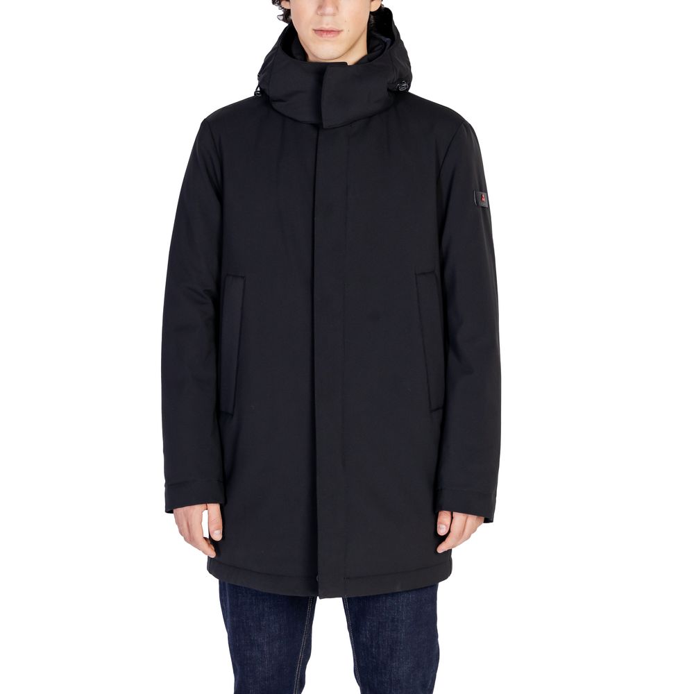 Peuterey Black Wool Jacket for Urban Sophistication