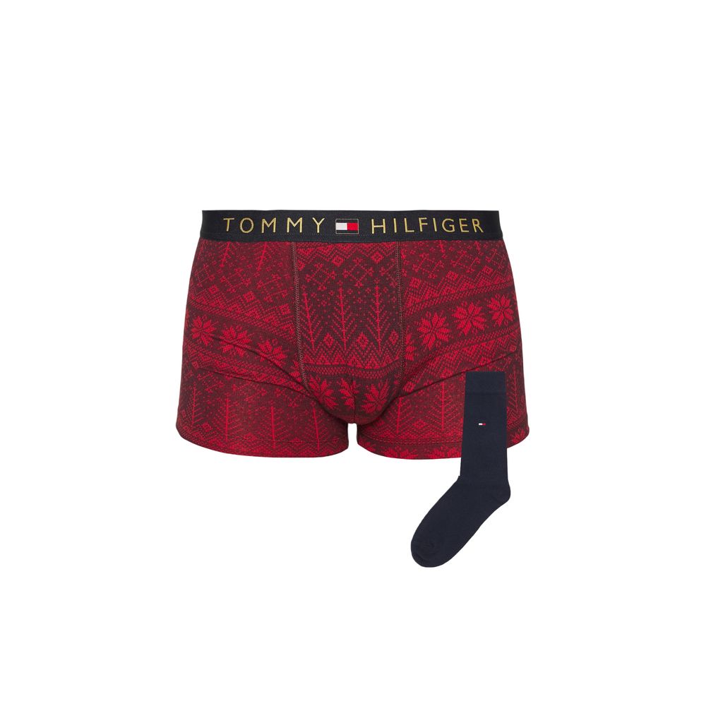 Tommy Hilfiger Bordeaux Cotton Underwear for Elevated Comfort