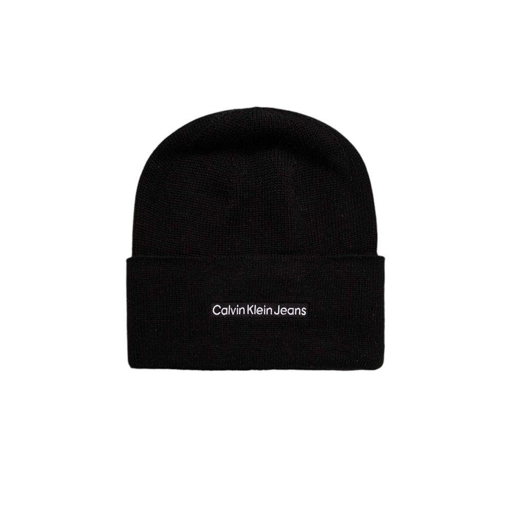 Calvin Klein Jeans Black Cotton Hat & Cap for Sophisticated Style