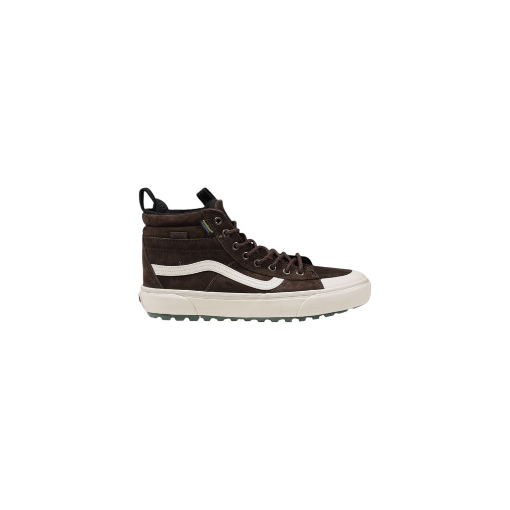 Vans Brown Leather Sneaker with Timeless Elegance