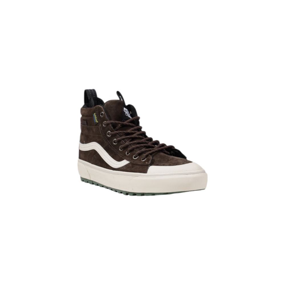 Vans Brown Leather Sneaker with Timeless Elegance