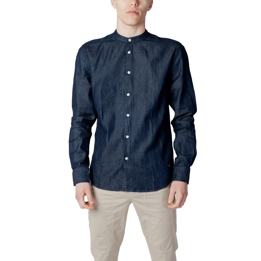 Peuterey Blue Cotton Shirt – Effortless Luxury Redefined