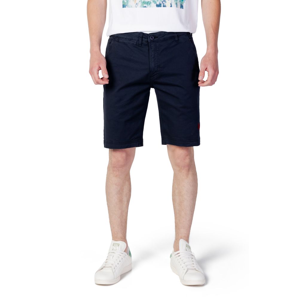 U.S. POLO ASSN. Blue Cotton Short for Elevated Style