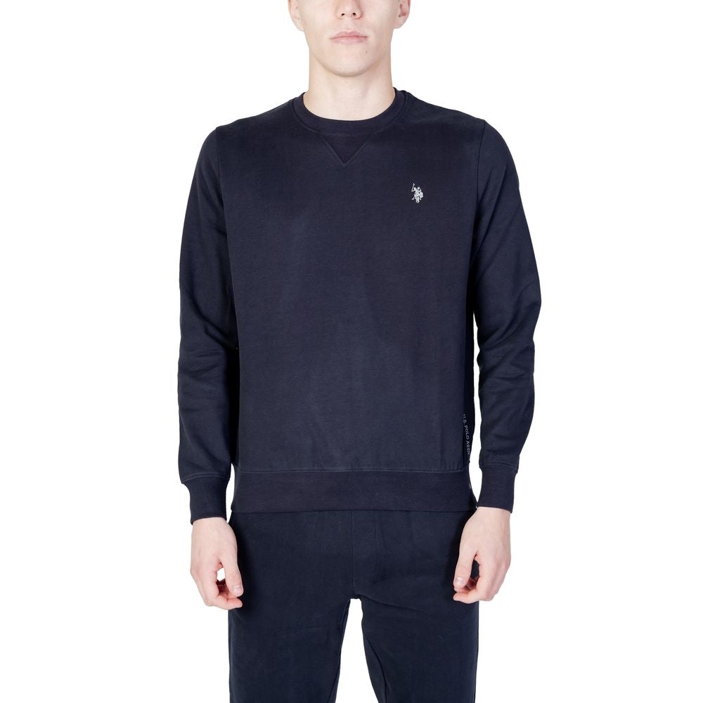U.S. POLO ASSN. Blue Cotton Sweater for Elevated Style