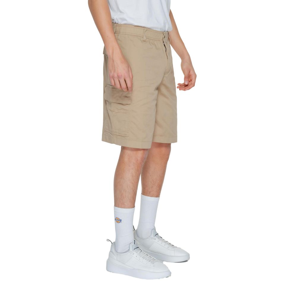 Calvin Klein Beige Cotton Shorts for Effortless Elegance
