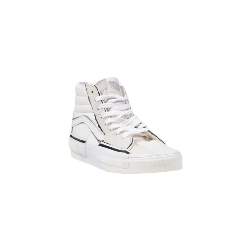 Vans Beige Leather Sneaker - Timeless Elegance Redefined