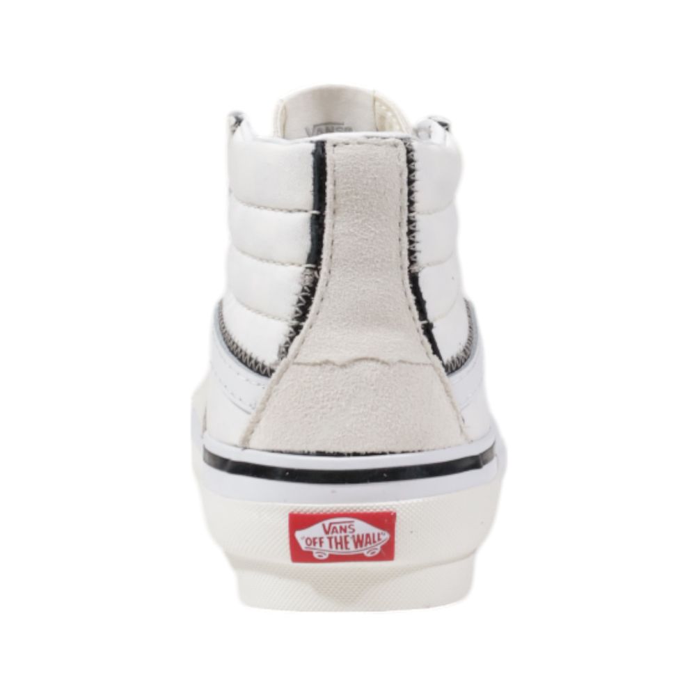 Vans Beige Leather Sneaker - Timeless Elegance Redefined